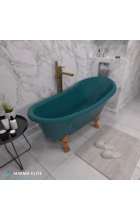 Ванна из литьевого мрамора Marmo Elite Эрмитаж 170х82 отдельностоящая