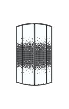 Душевой уголок Niagara Eco NG-1007-14BLACK