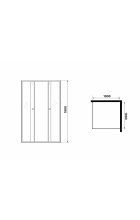 Душевой уголок Niagara Eco NG-1010-14QBLACK