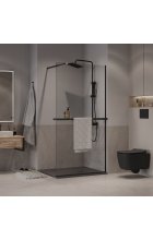 Душевая перегородка Niagara Nova NG-670-90ВLACK 90х195 Душевая перегородка Niagara Nova NG-670-90ВLACK 90х195