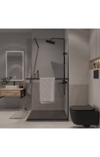 Душевая перегородка Niagara Nova NG-670-90ВLACK 90х195