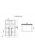 Душевая кабина Niagara Standart ST120/80/15QR/KL/BKT