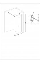 Душевая перегородка Niagara Nova NG-663-80 80х195