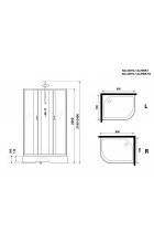 Душевая кабина Niagara NG-33974-14LBKT