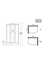 Душевая кабина Niagara NG-33084-14LG
