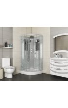 Душевая кабина Niagara Lux NG-7715WBK без крыши