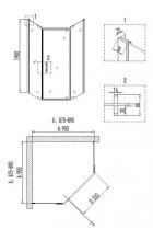 Душевой уголок Niagara NOVA NG- 6605-08