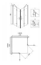 Душевой уголок Niagara NOVA NG- 6613-08 