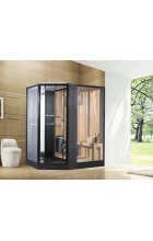 Душевая кабина Orans SR-89103S R/L black с паром