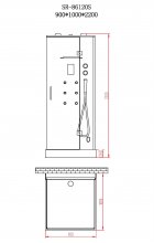 Душевая кабина Orans SR-86120SR