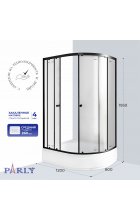 Душевой уголок Parly ZFM1201B L 