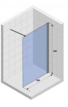 Душевая перегородка Parly T100 Душевая перегородка Parly T100