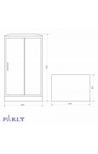 Душевая кабина Parly BETT B120