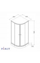 Душевой уголок Parly ZF81BN