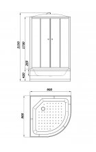 Душевая кабина Parly EF921