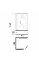 Душевая кабина Parly F811B