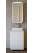 Зеркало-шкаф RAVAL Pure 46 с подсветкой