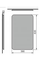 Зеркало Raval Bionica 40