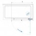 Шторка на ванну RGW SC-102 75х150 прозрачное стекло