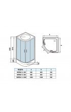 Душевая кабина WeltWasser WW500 WERRA XL 902