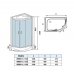 Душевая кабина WeltWasser WW500 WERRA XL 1202 L Душевая кабина WeltWasser WW500 WERRA XL 1202 L