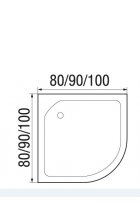 Душевая кабина River NARA LIGHT 80/15 МТ