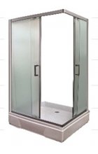 Душевой уголок RIVER MORAVA XL 100/80/24 МТ с поддоном  