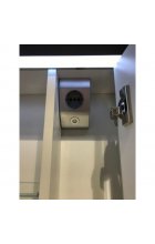 Зеркало-шкаф Roca Ronda 60 бетон, белый глянец