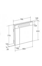 Зеркало-шкаф Roca Victoria Nord Black Edition 80 