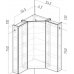 Зеркало-шкаф STWORKI Лунд 60 угловое, белое
