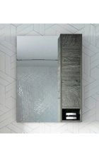 Зеркало-шкаф STWORKI Карлстад 60 R, дуб рошелье