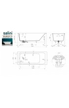 Акриловая ванна Salini ORLANDA_KIT 170 S-Stone Матовое Акриловая ванна Salini ORLANDA_KIT 170 S-Stone Матовое