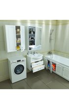 Тумба с раковиной Санта Верона 60, 2 ящика, подвесная