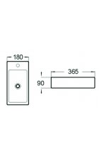 Раковина SantiLine SL-2010R белая