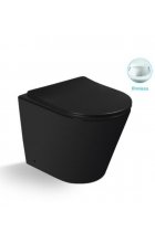 Унитаз SantiLine SL-5020MB приставной, черный матовый