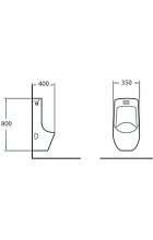Писсуар SantiLine SL-6002 настенный 