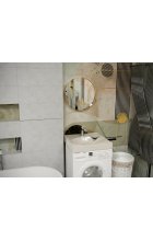 Раковина над стиральной машиной Stella Polar Миро 60х60 бежевая