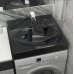 Раковина над стиральной машиной Stella Polar Миро 60х60 черная