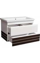 Тумба с раковиной Stella Polar Алисия 80 подвесная венге