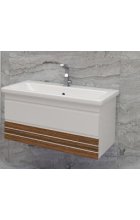 Тумба с раковиной Stella Polar Алисия 80 подвесная зебрано Тумба с раковиной Stella Polar Алисия 80 подвесная зебрано
