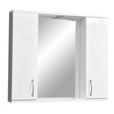 Зеркало-шкаф Stella Polar Фантазия 80/С белый