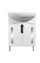 Тумба с раковиной Stella Polar Сильва 60 напольная белая Тумба с раковиной Stella Polar Сильва 60 напольная белая