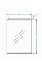 Зеркало Stella Polar Ильза 50/С белый