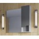 Зеркало-шкаф Stella Polar Абигель 100 серый/цемент