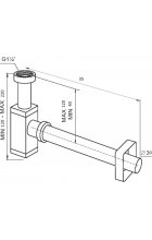 Сифон для раковины SantiLine SL-118