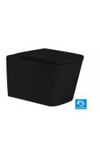 Унитаз SantiLine SL-5027MB подвесной чёрный матовый Унитаз SantiLine SL-5027MB подвесной чёрный матовый