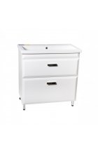 Тумба с раковиной Style Line Лотос 70 Люкс Plus напольная белая