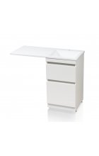 Тумба с раковиной Style Line Даллас 115 R Люкс Plus напольная белая
