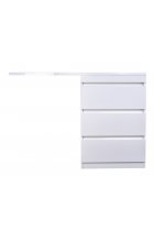 Тумба с раковиной Style Line Даллас 130 R (3 ящ.) Люкс Plus напольная белая Тумба с раковиной Style Line Даллас 130 R (3 ящ.) Люкс Plus напольная белая