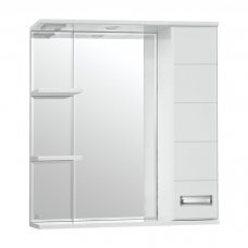 Зеркало-шкаф Style Line Ирис 75/С белый с подсветкой
